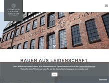 Tablet Screenshot of gfg-bauherren.de